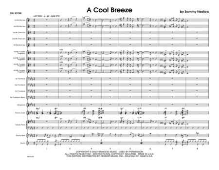 A Cool Breeze - Full Score