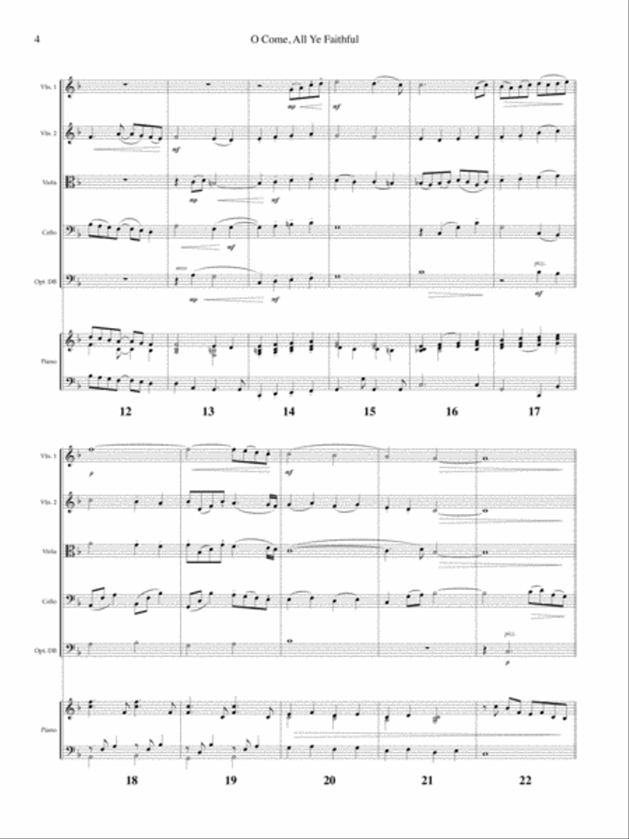 Creative Carols for String Quartet, Volume 1 String Quartet scores gallery preview page 3