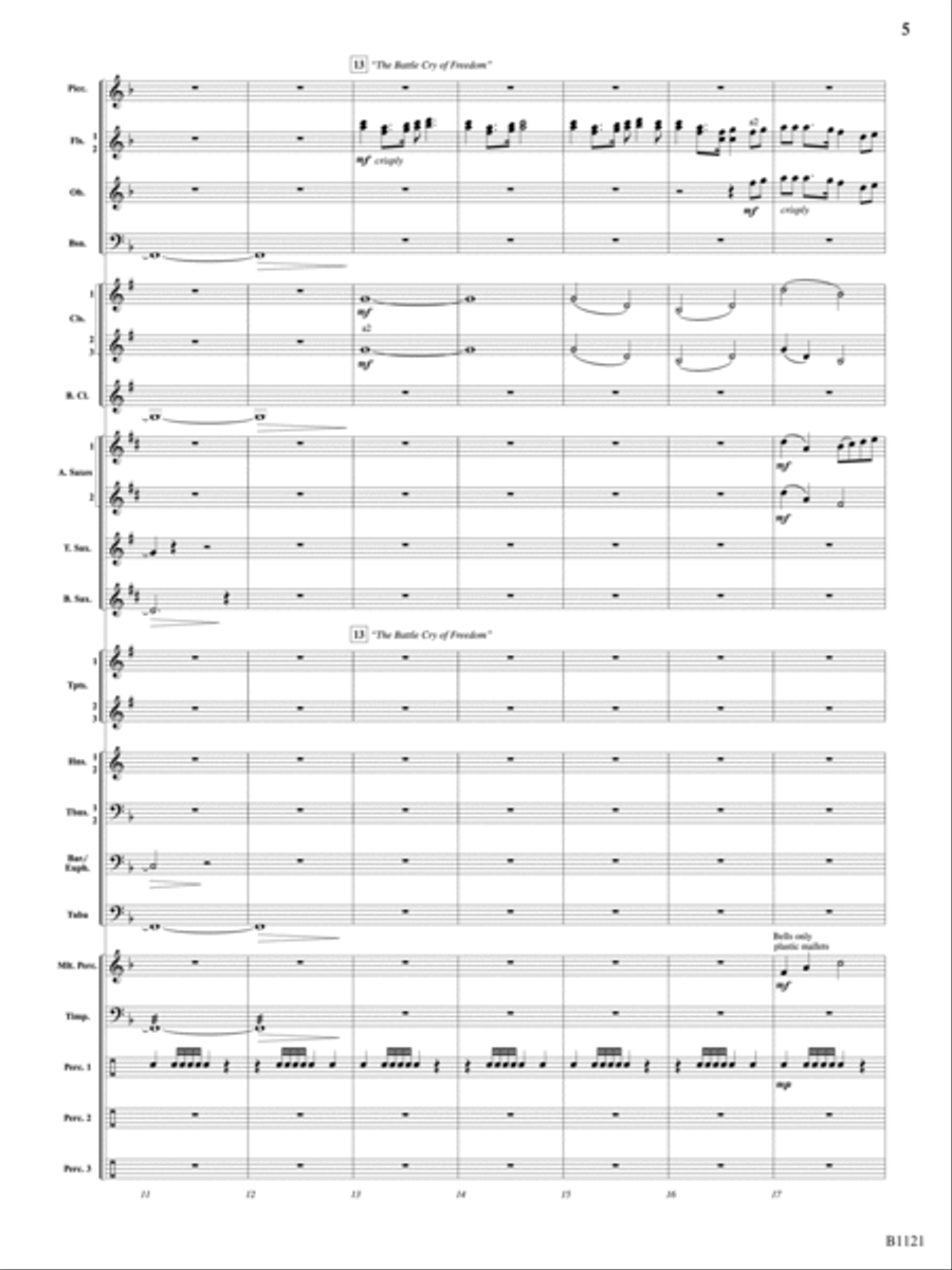 Lest We Forget: Score Concert Band scores gallery preview page 5