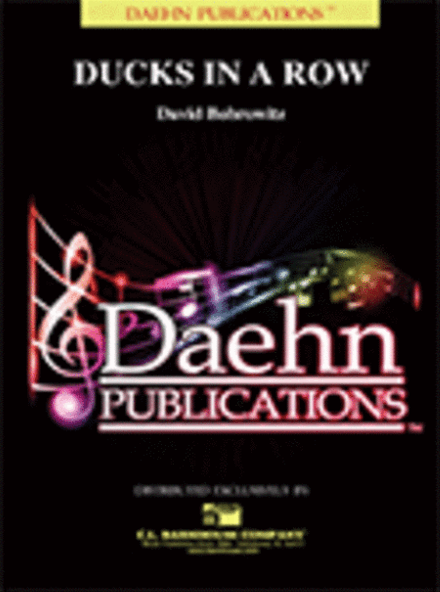 Ducks in a Row Concert Band scores gallery preview page 1
