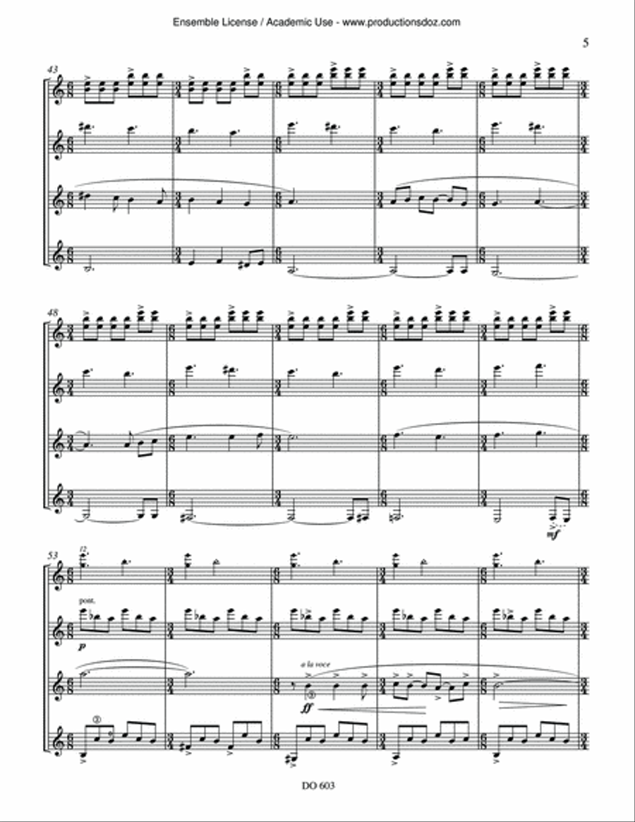 Rythmiques Rythmiques Guitar Ensemble scores gallery preview page 5