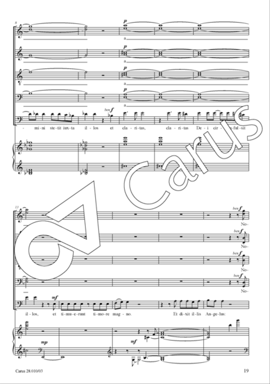 Missa ad maiorem Dei gloriam Divisi scores gallery preview page 20