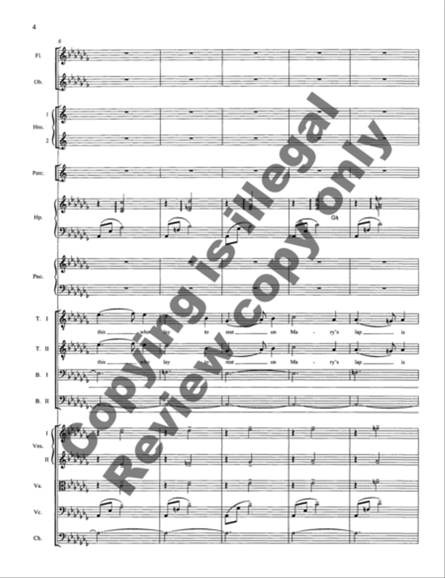 Christmas Trilogy: 2. What Child Is This? (Full Score) Choir scores gallery preview page 9