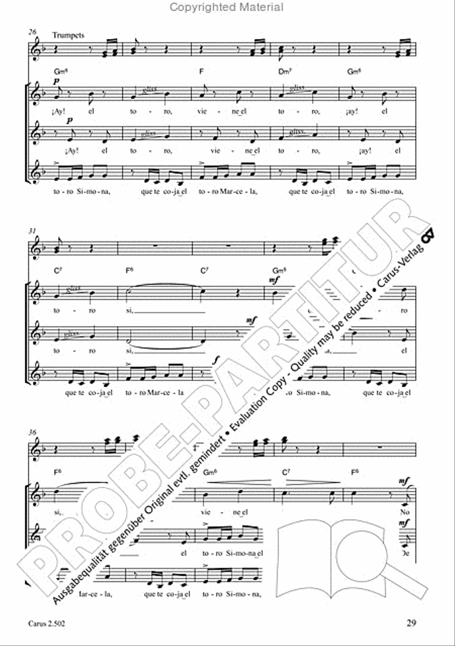 Makumbebe II. Latin American Choral Repertoire. Carmina mundi. Music + CD Choir scores gallery preview page 30