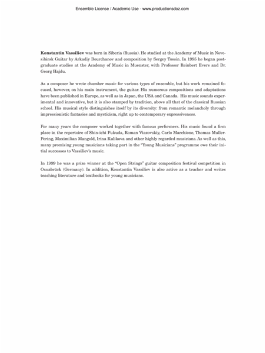 Obrío Classical Guitar scores gallery preview page 2