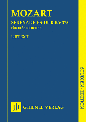 Book cover for Serenade in Eb Major K375