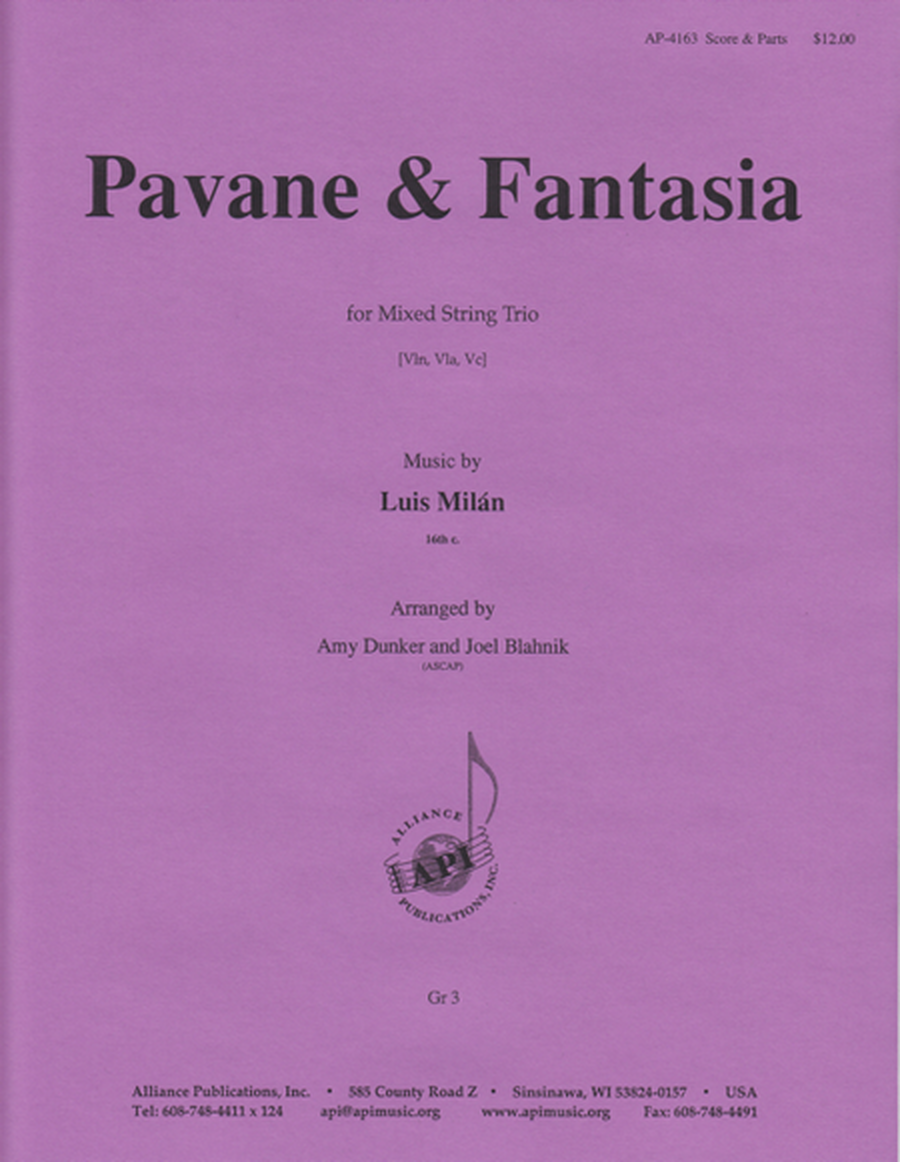 Pavane and Fantasia, Luis Milan image number null