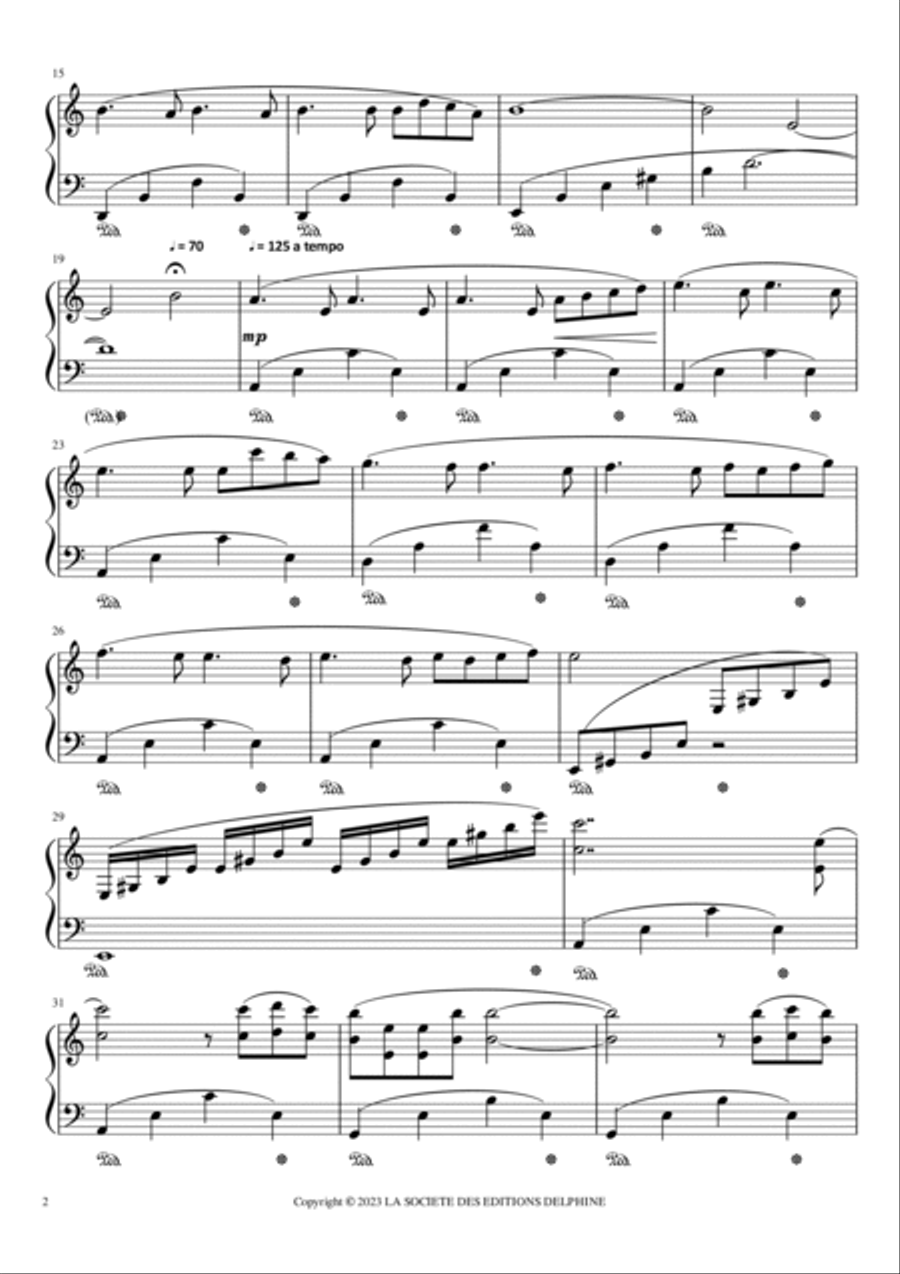 Hungarian Sonata Hungarian Sonata Piano Solo scores gallery preview page 2