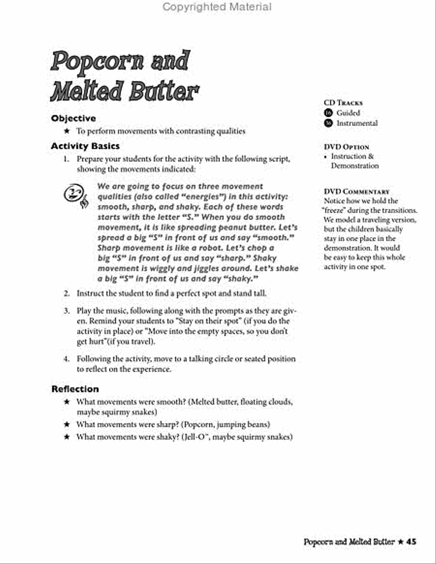 Songs for Dancing CD scores gallery preview page 5