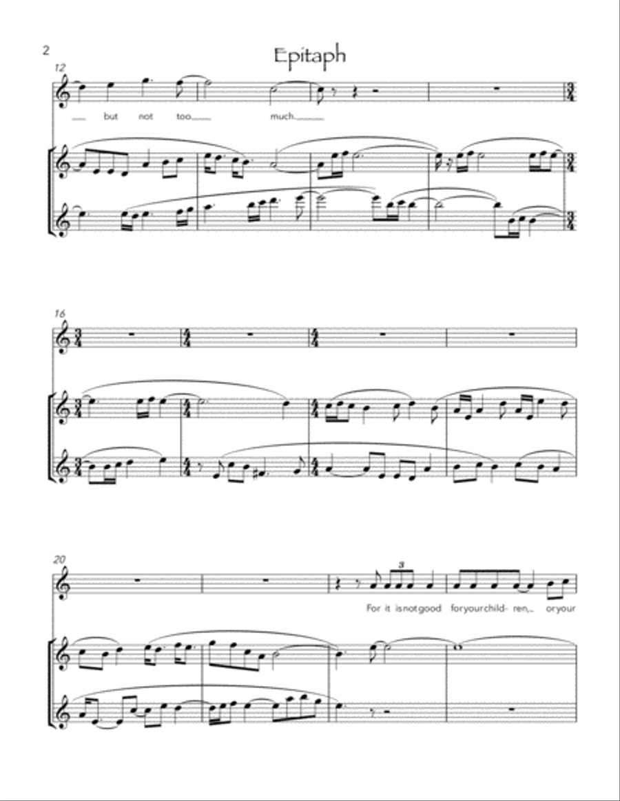 Epitaph Epitaph Small Ensemble scores gallery preview page 4