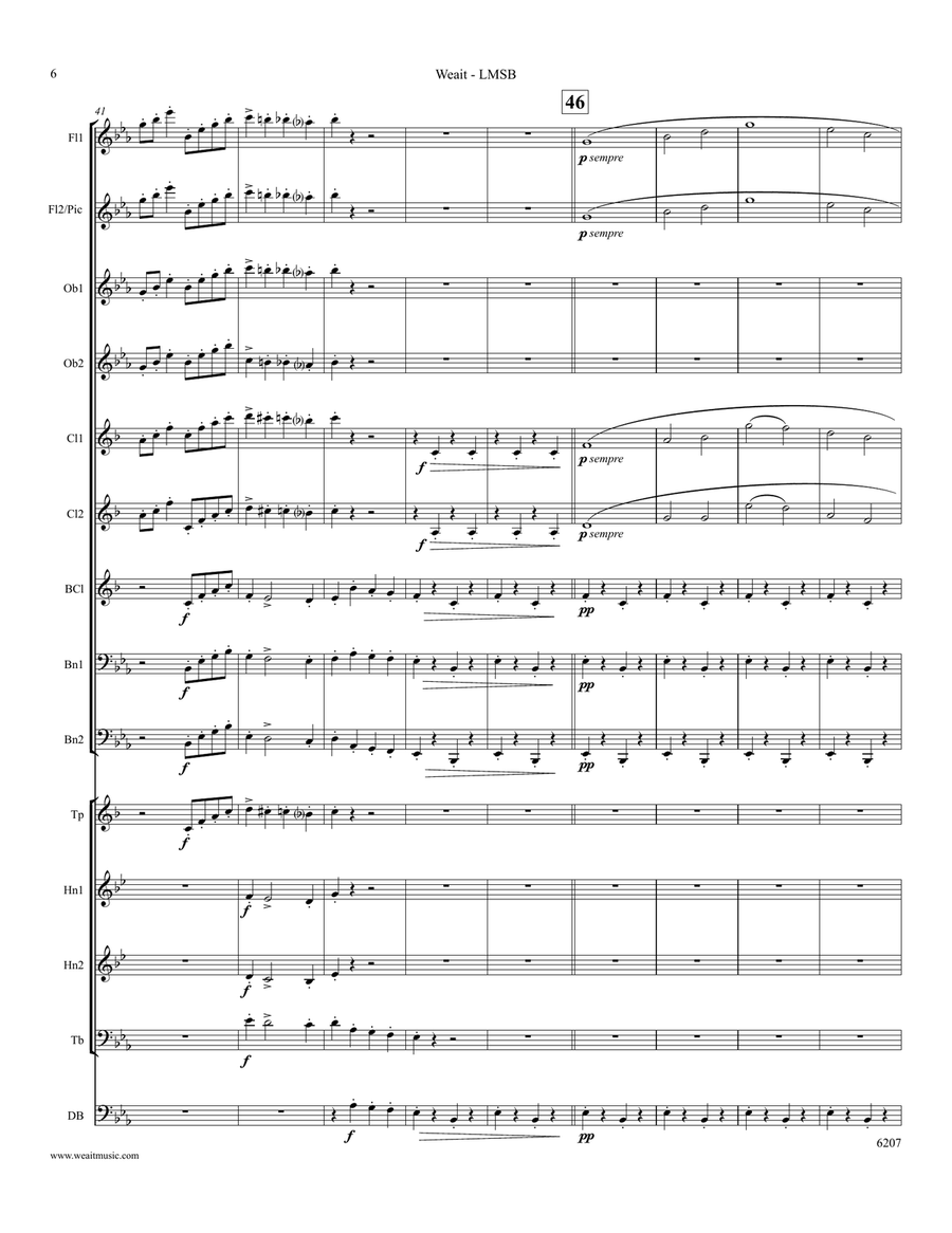 Little March for Small Band (2’21) Concert Band scores gallery preview page 6
