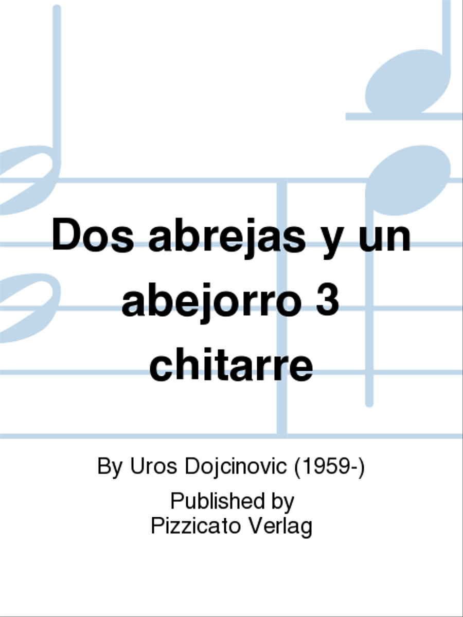 Dos abrejas y un abejorro 3 chitarre Guitar Ensemble scores gallery preview page 1