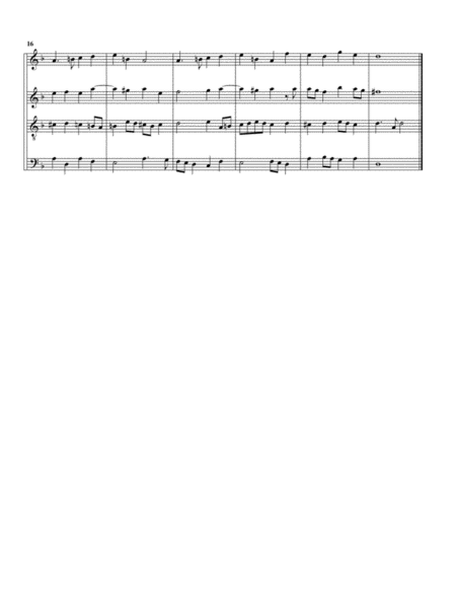 Mein junges Leben hat ein' End SwWV 324 (arrangement for 4 recorders)