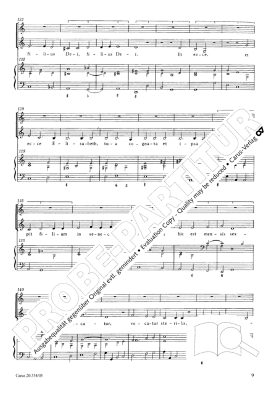 Ave Maria gratia plena SA scores gallery preview page 10