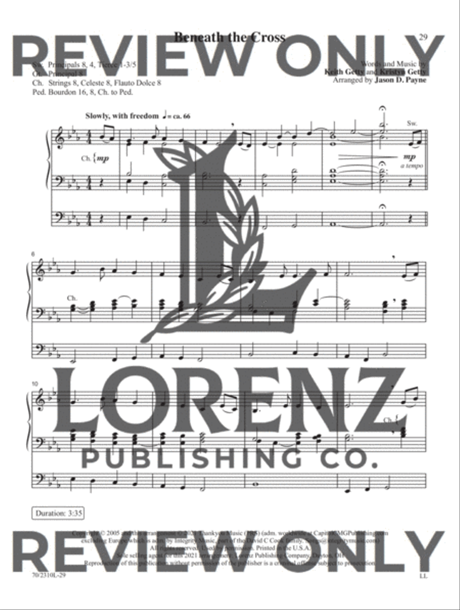 My Hope Is Found Organ Solo scores gallery preview page 16