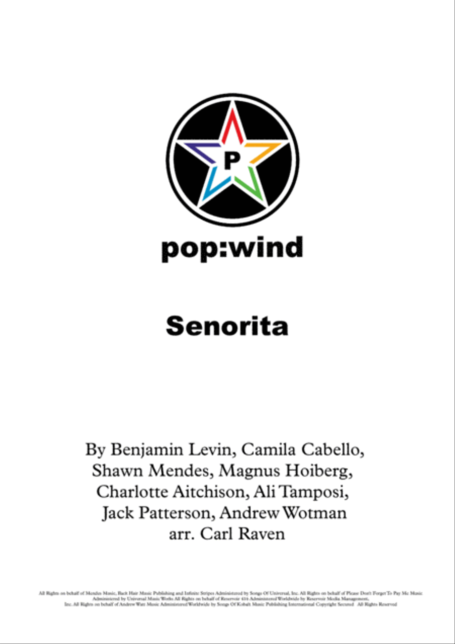 Senorita Woodwind Ensemble scores gallery preview page 1
