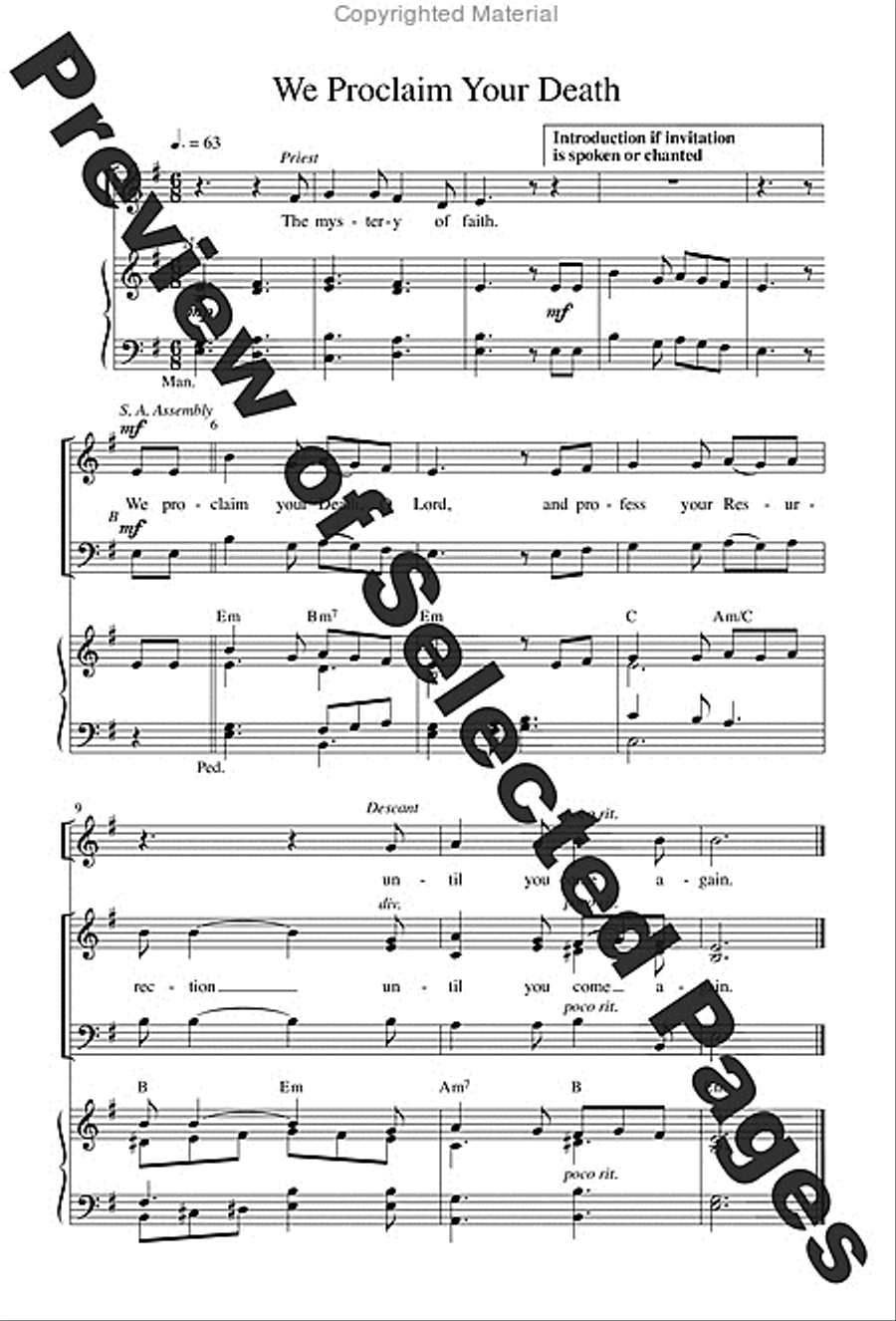 Mass of the Angels and Saints - Choral / Accompaniment Edition 3-Part scores gallery preview page 23