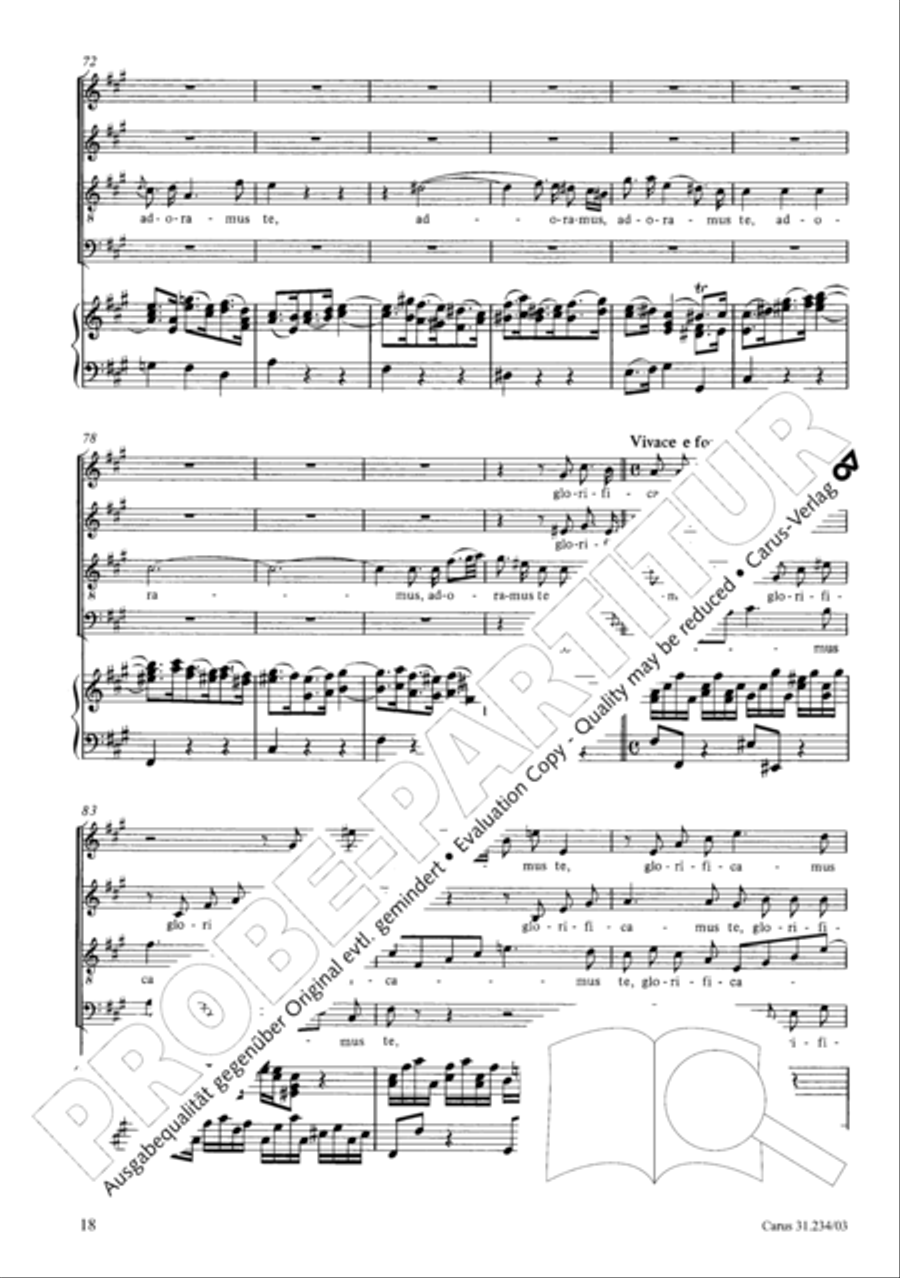 Mass in A major Mass in A major 4-Part scores gallery preview page 21