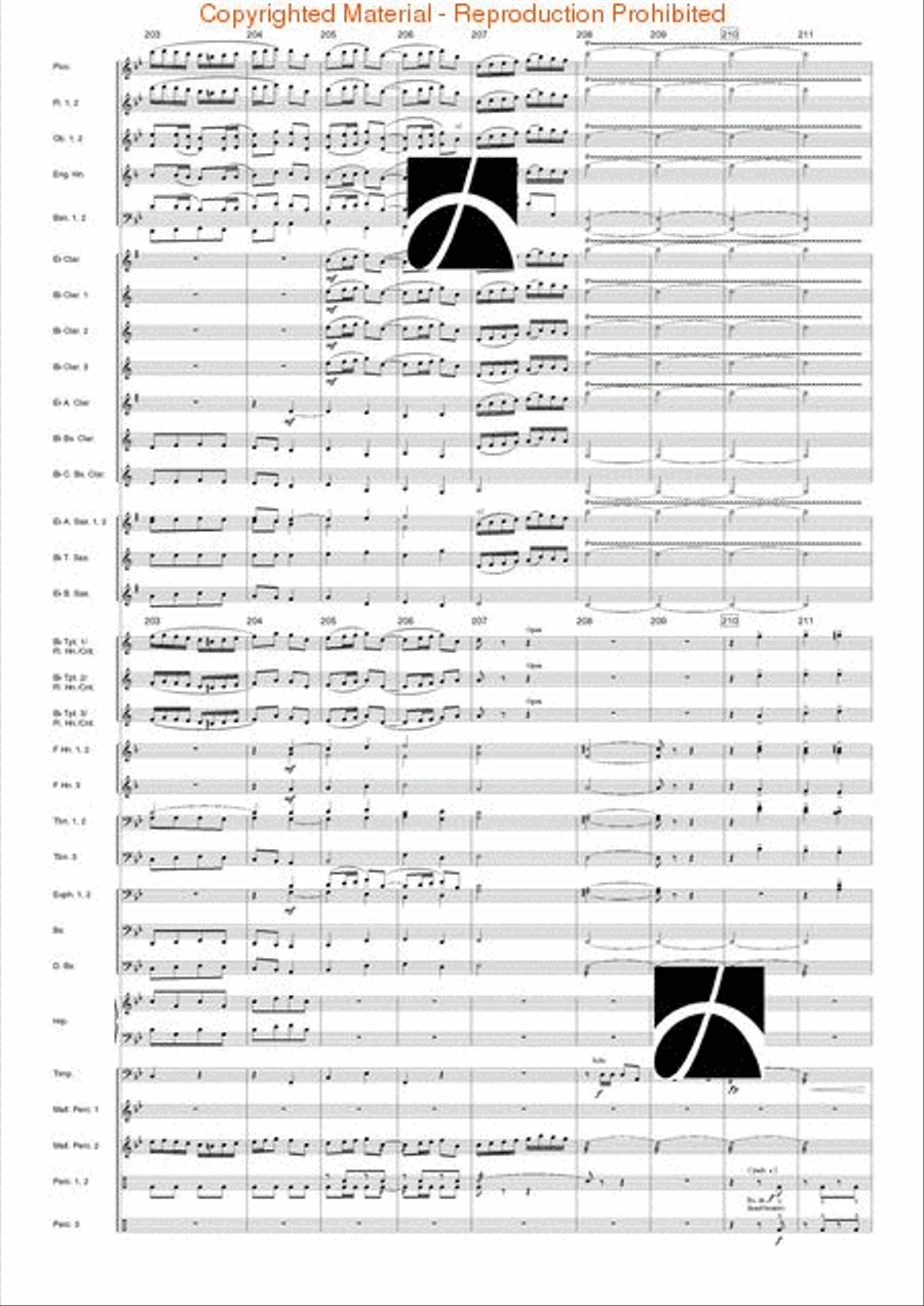 Tanczi Concert Band scores gallery preview page 23