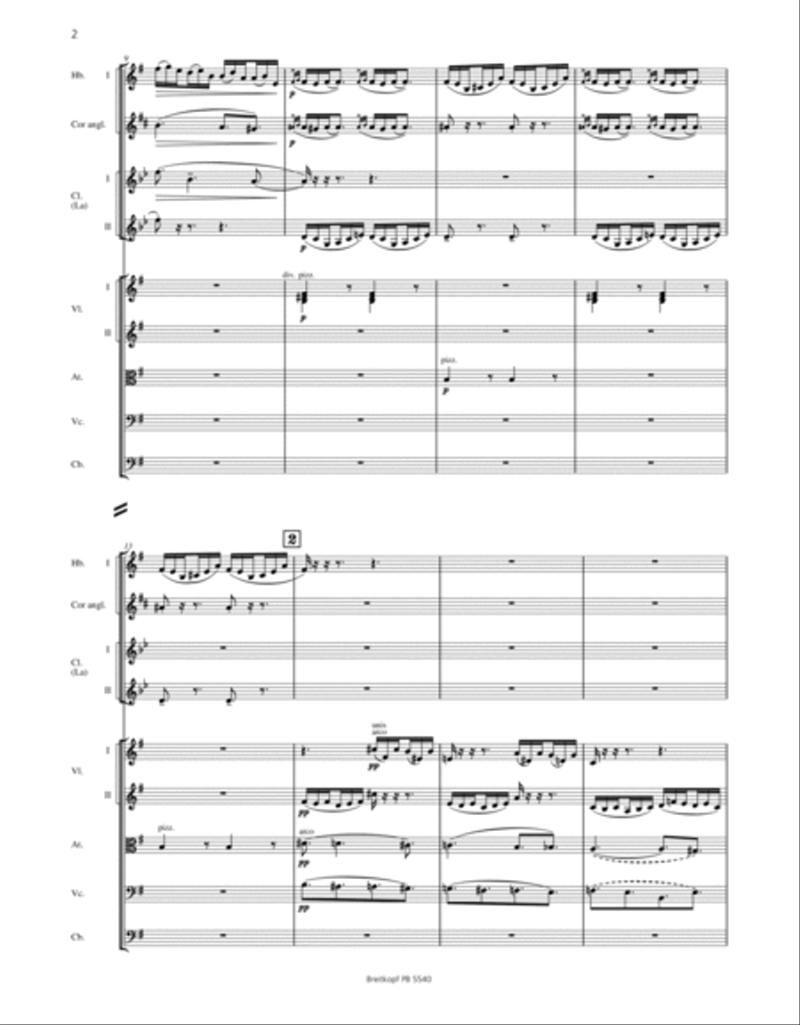 Le Tombeau de Couperin Orchestra scores gallery preview page 3