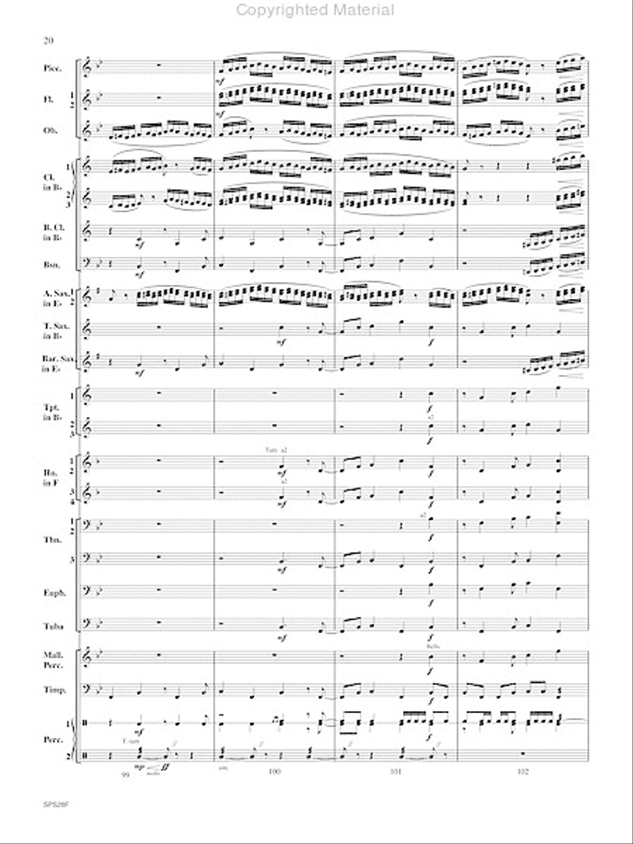 Holiday Portraits Holiday Portraits Concert Band scores gallery preview page 21