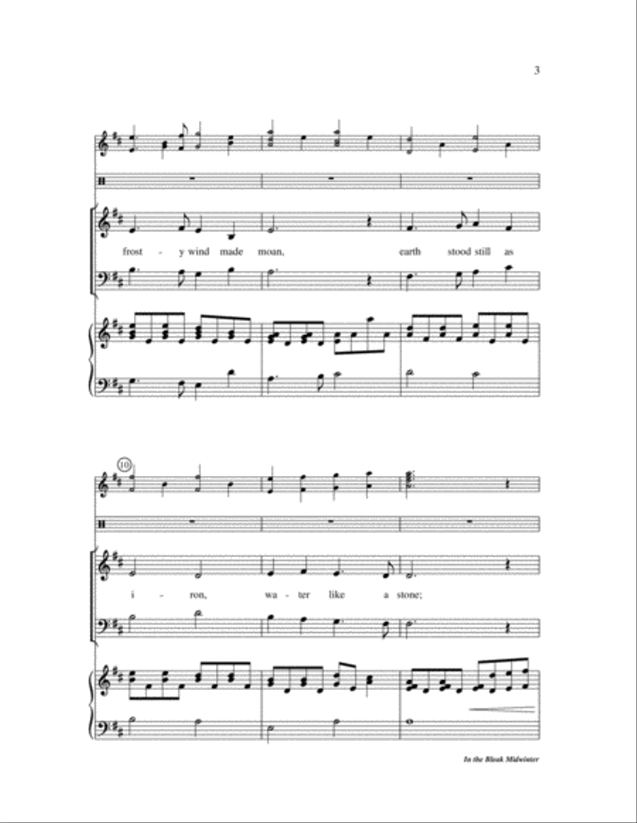In the Bleak Midwinter In the Bleak Midwinter 2-Part scores gallery preview page 3