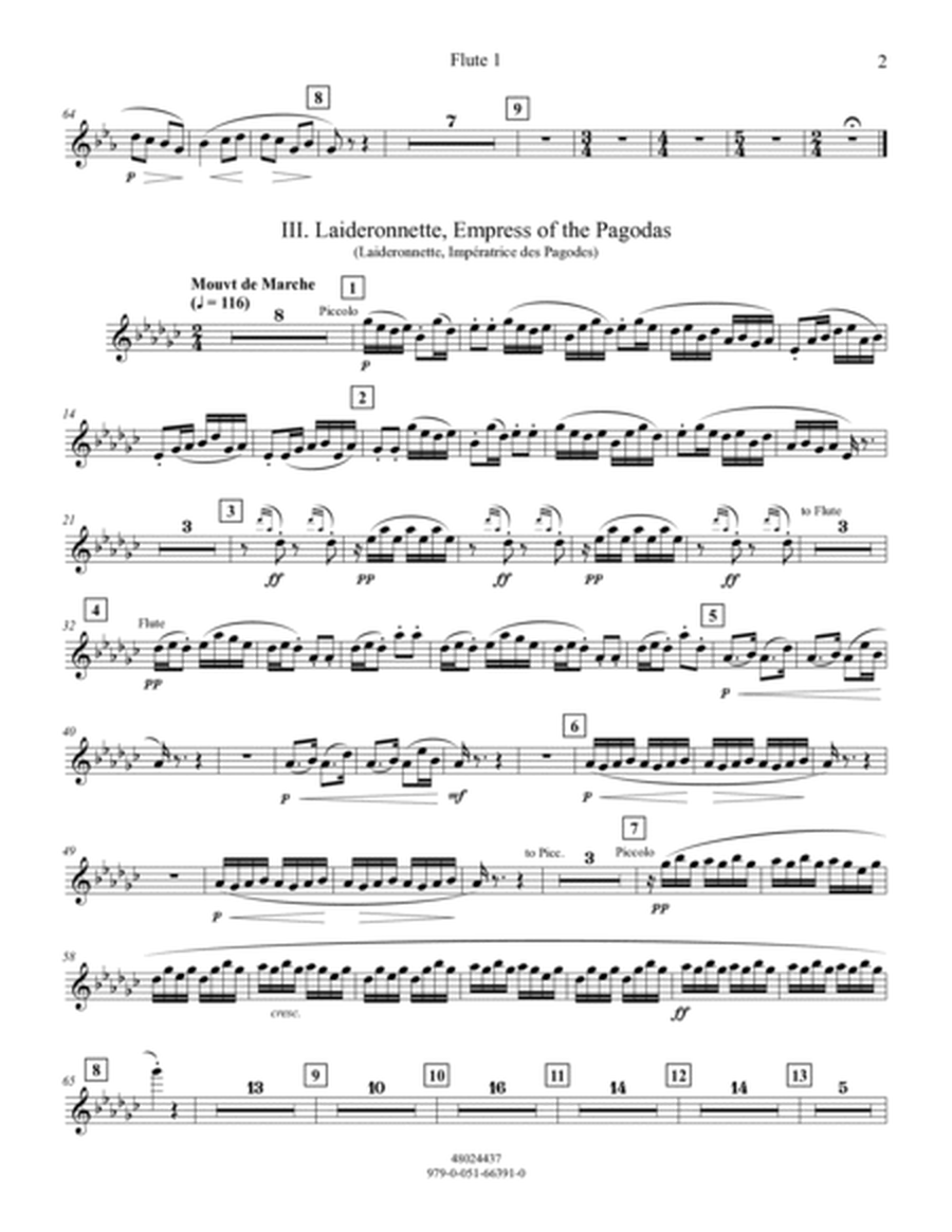 Mother Goose Suite (Ma Mére L'Oye) (arr. Richard Frey) - Flute 1 (Piccolo)