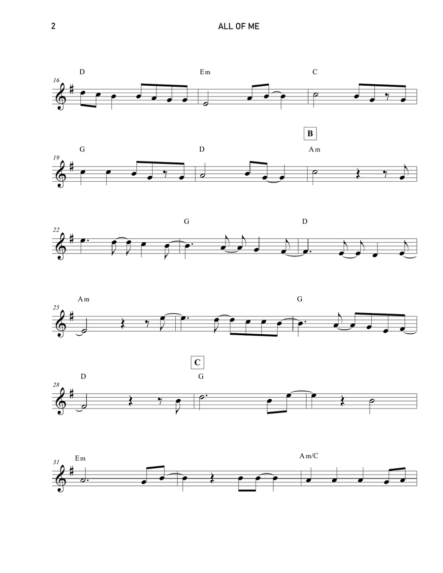 All Of Me Chamber Music scores gallery preview page 2