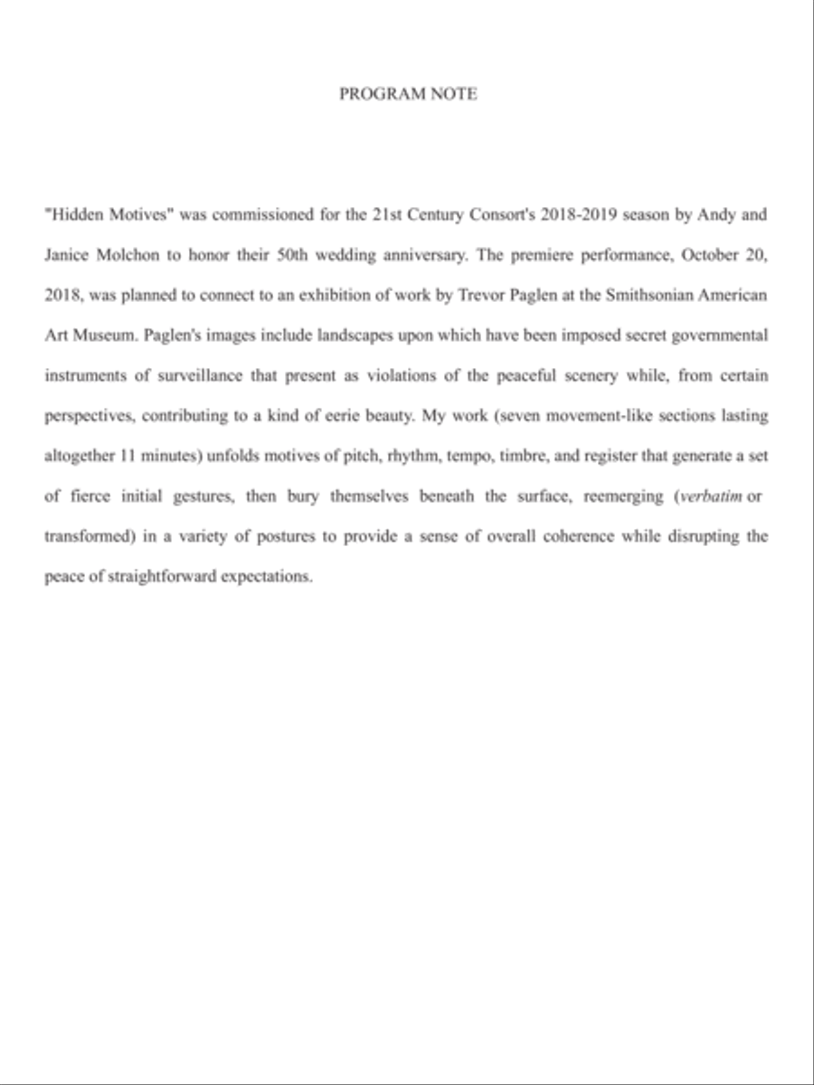 [Froom] Hidden Motives Small Ensemble scores gallery preview page 4