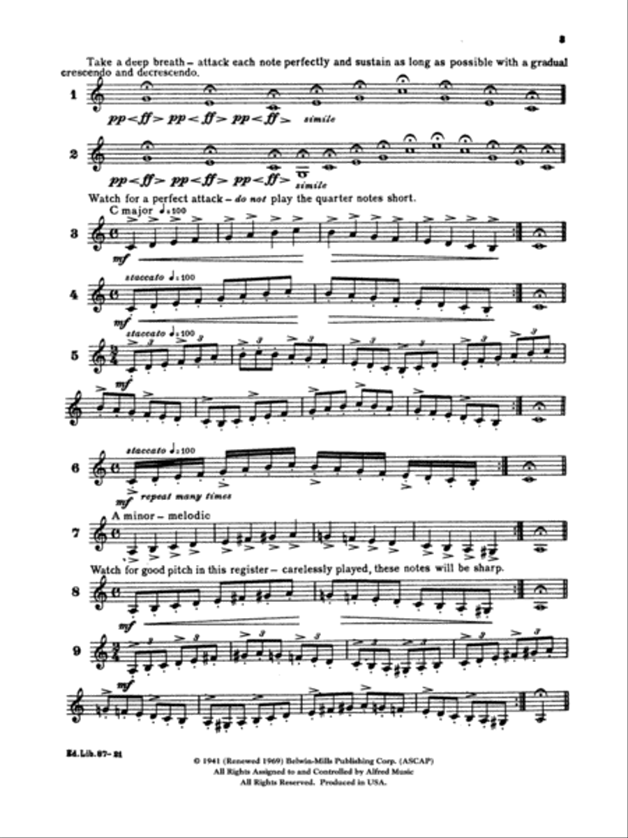 Daily Exercises for French Horn Horn scores gallery preview page 2