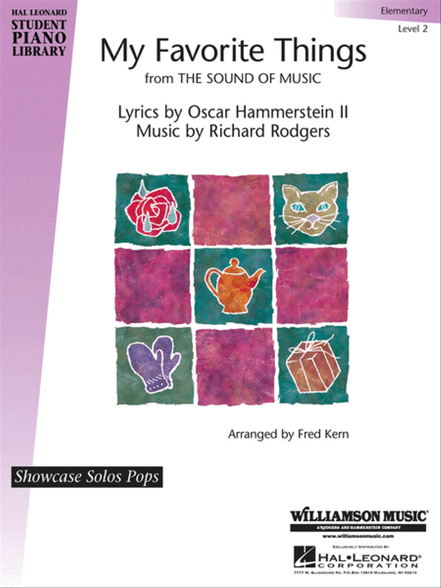 My Favorite Things My Favorite Things Piano Method scores gallery preview page 1