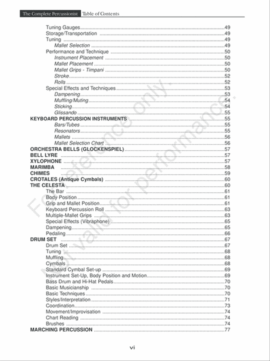 The Complete Percussionist Percussion scores gallery preview page 8