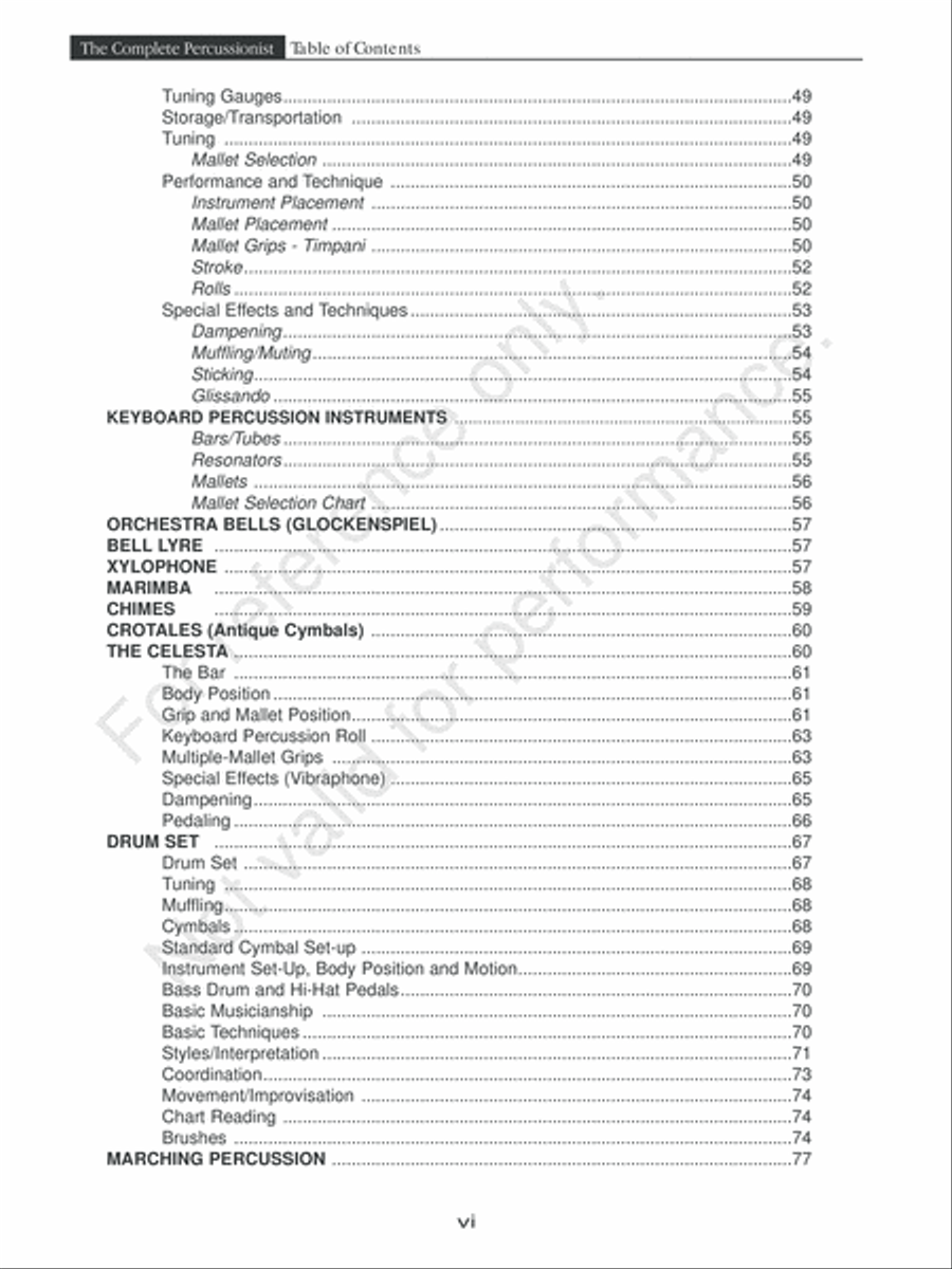 The Complete Percussionist
