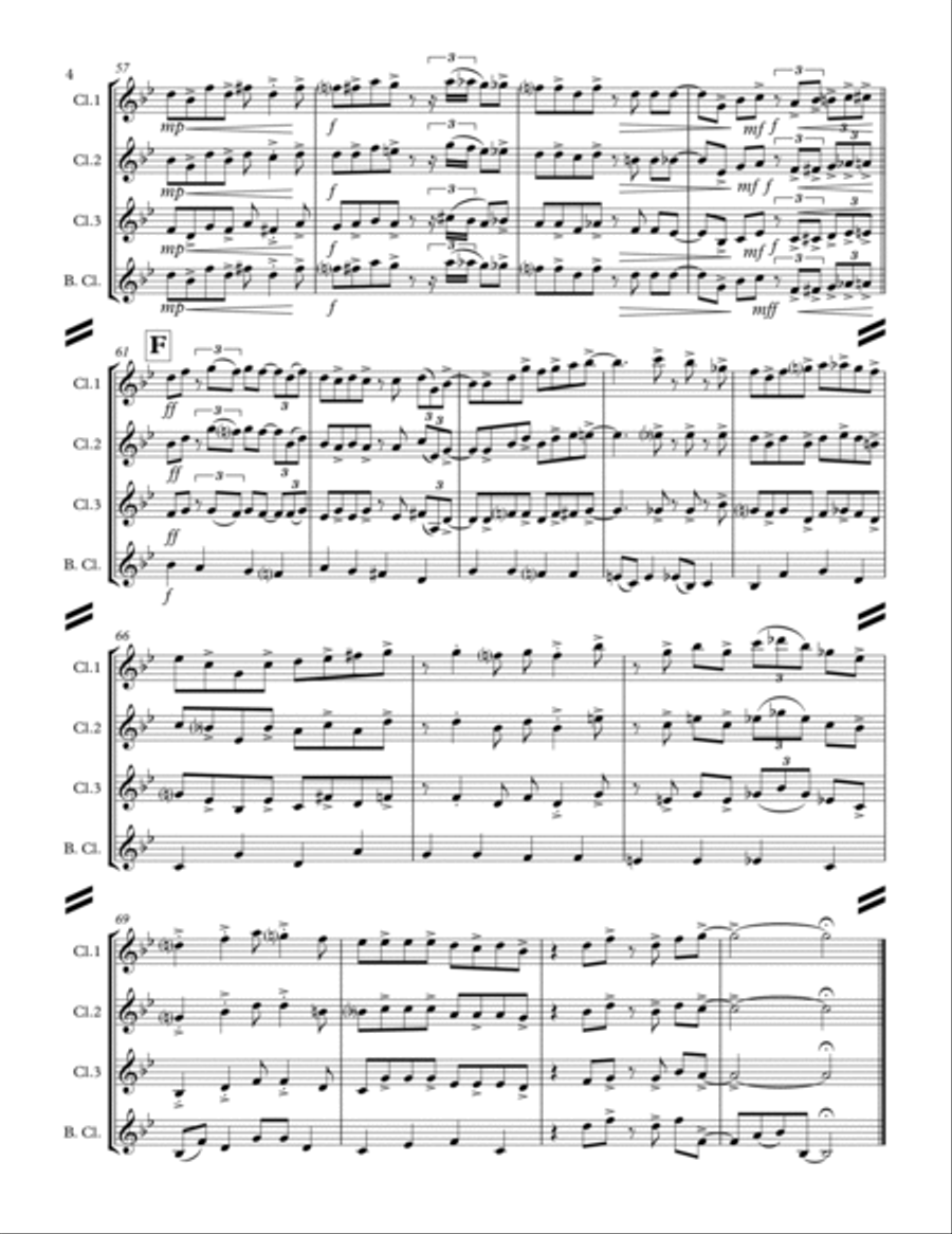 Georgia On My Mind Woodwind Ensemble scores gallery preview page 5