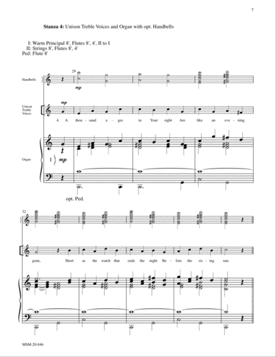 O God, Our Help in Ages Past Women's Choir scores gallery preview page 6