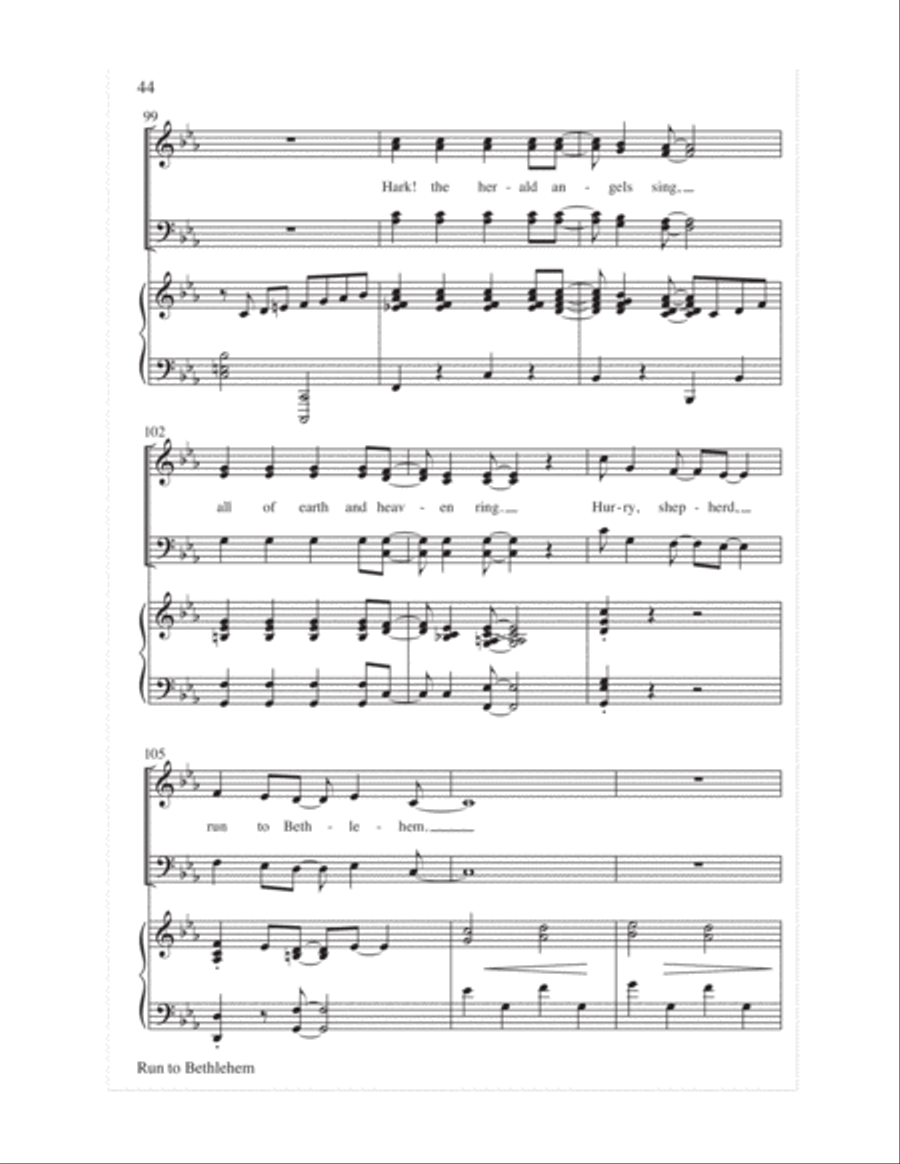 Sing with the Angels!- Score 4-Part scores gallery preview page 47