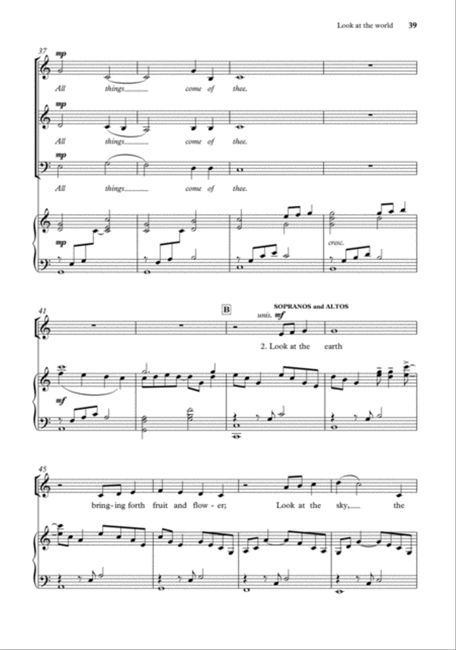 John Rutter Anthems for SA Men SA scores gallery preview page 37