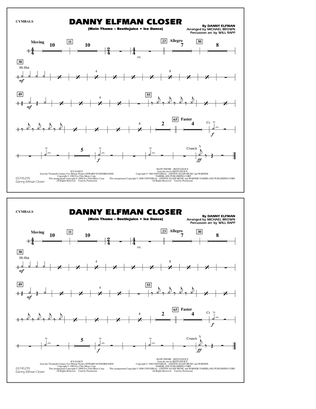 Danny Elfman Closer - Cymbals