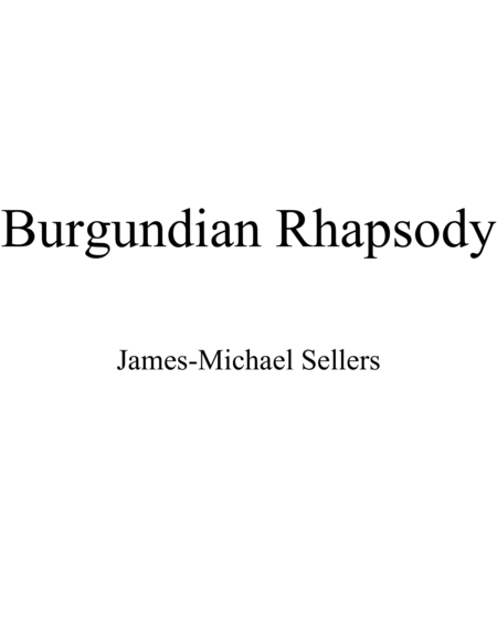 Burgundian Rhapsody image number null