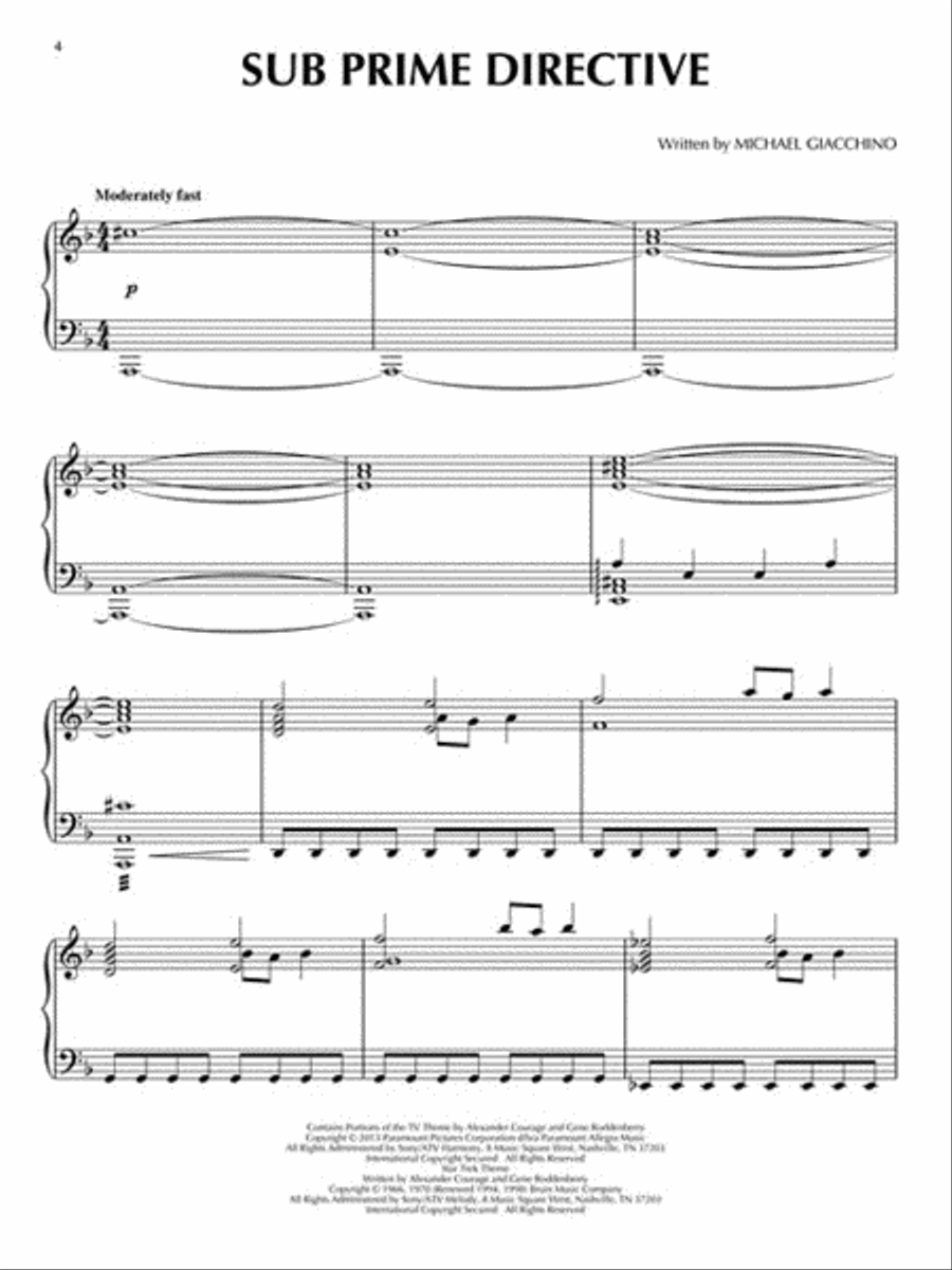 Star Trek: Into Darkness Star Trek: Into Darkness Piano Solo scores gallery preview page 3
