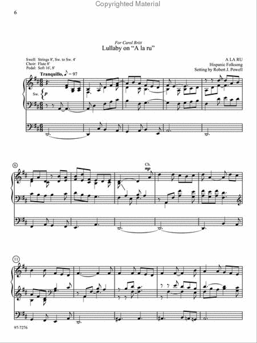 From Realms of Glory Organ scores gallery preview page 3