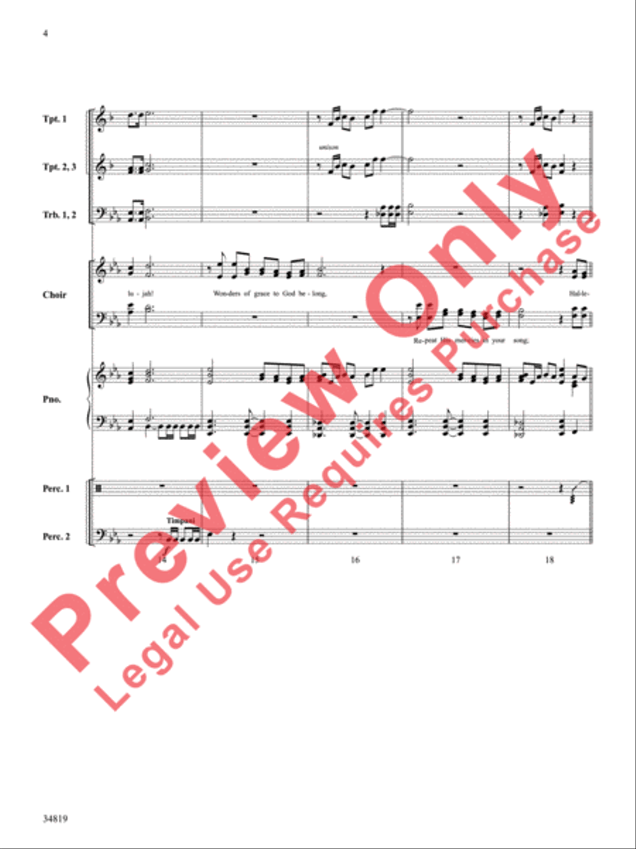 Immortal Praise Choir scores gallery preview page 5