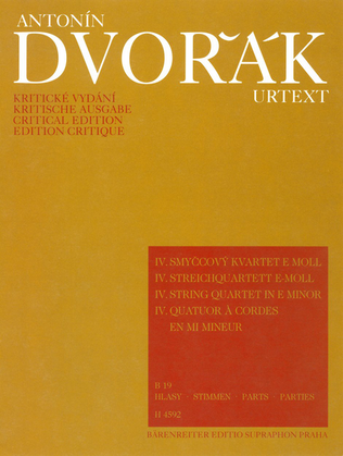 Book cover for Streichquartett no. 4 e-Moll