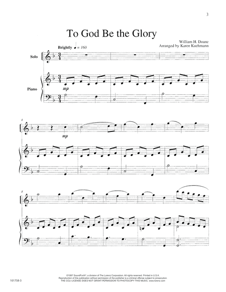 Instruments of Glory, Vol. 1 - Clarinet
