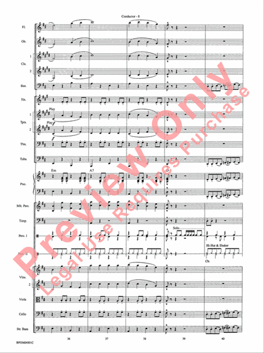 Rock the Bells Full Orchestra scores gallery preview page 11