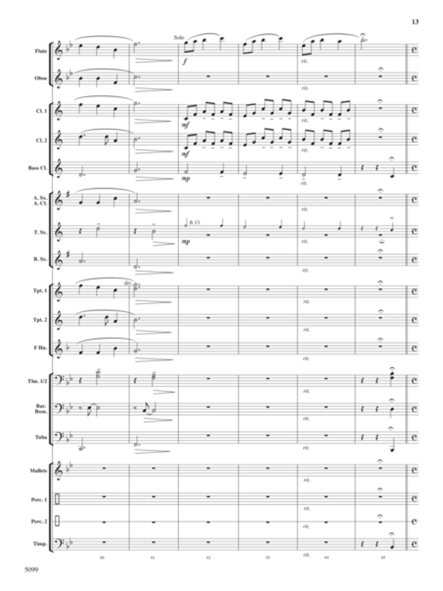 Stillmeadow Concert Band scores gallery preview page 13