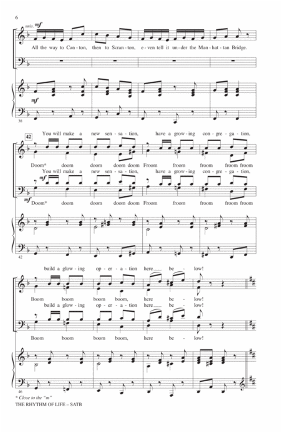 The Rhythm Of Life (from Sweet Charity) (arr. John Leavitt) 4-Part scores gallery preview page 5