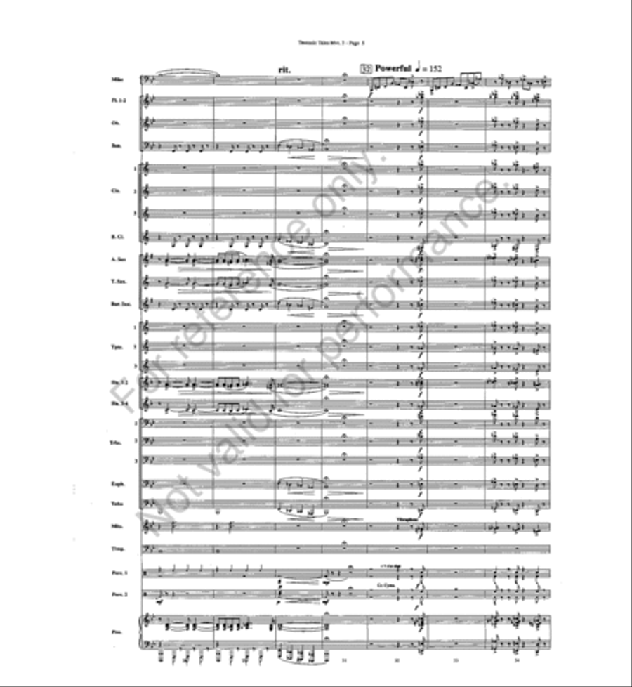 Thor's Hammer Concert Band scores gallery preview page 6