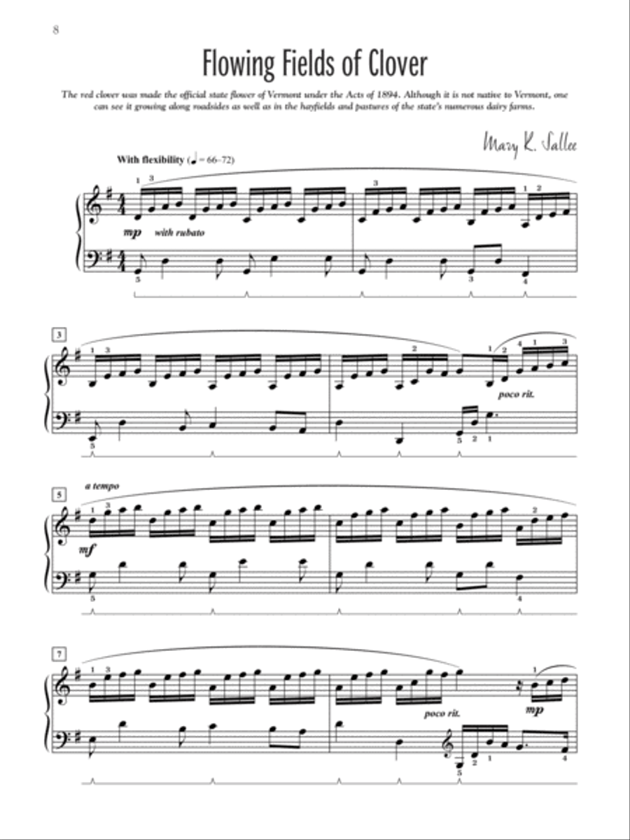 Scenes of Vermont Piano Solo scores gallery preview page 4