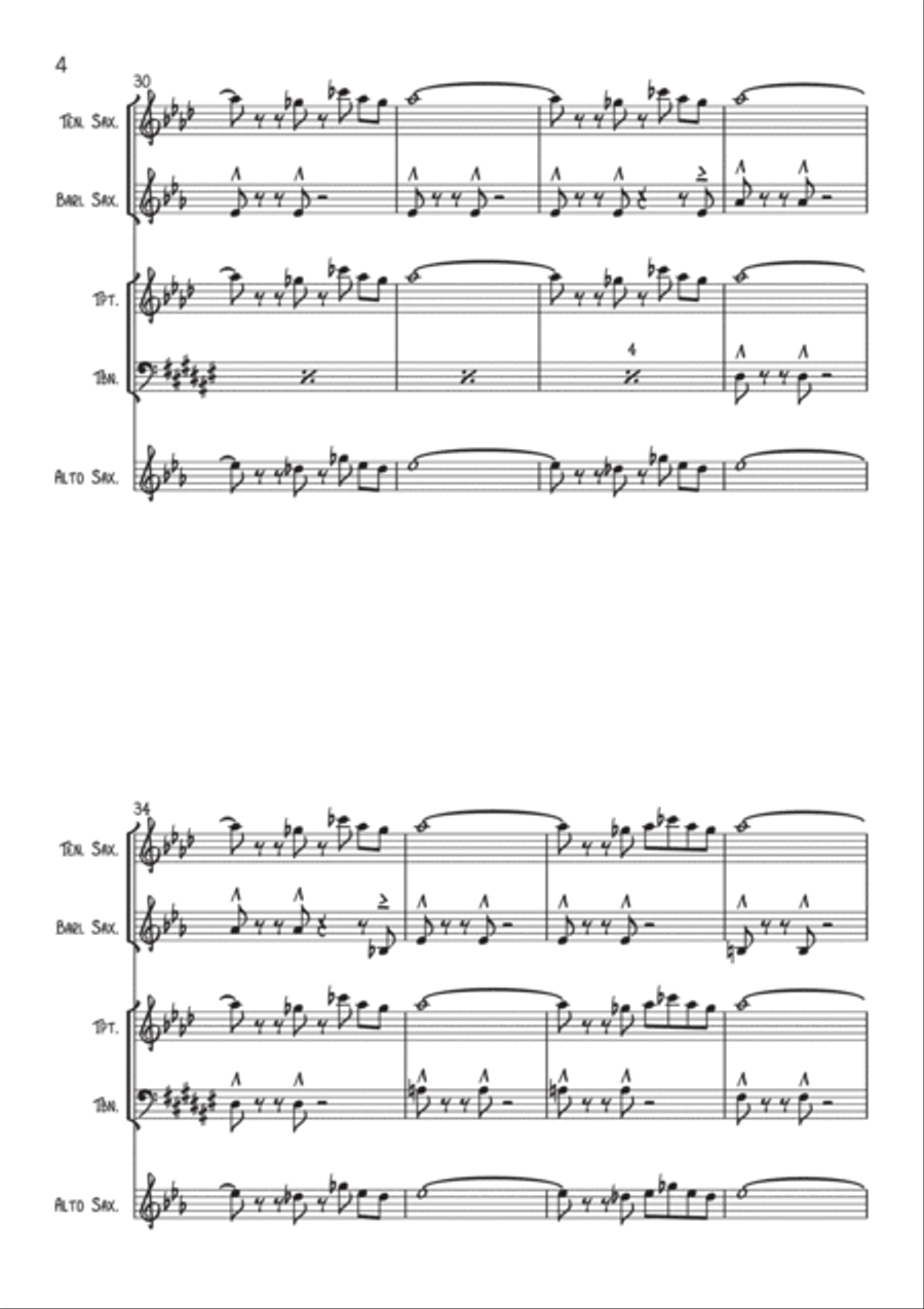 Trouble With My Baby School and Community scores gallery preview page 5